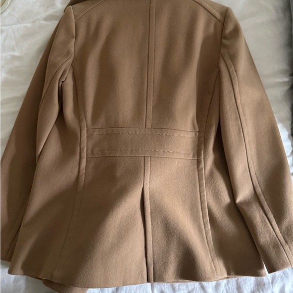 Tan Double-Breasted Peacoat - Picture 5 of 5
